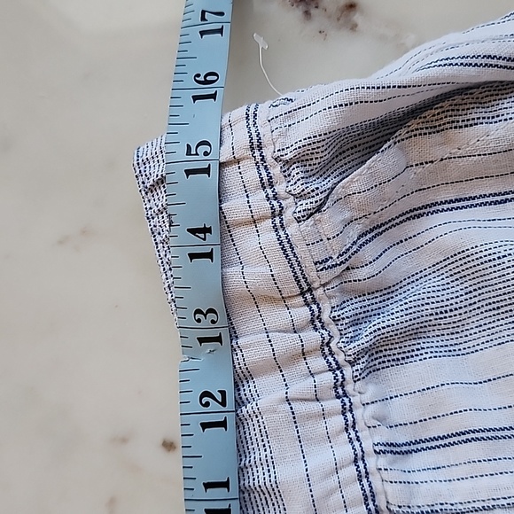 NWT Banana Republic Gap wide leg striped linen beach pants size medium - Picture 10 of 16